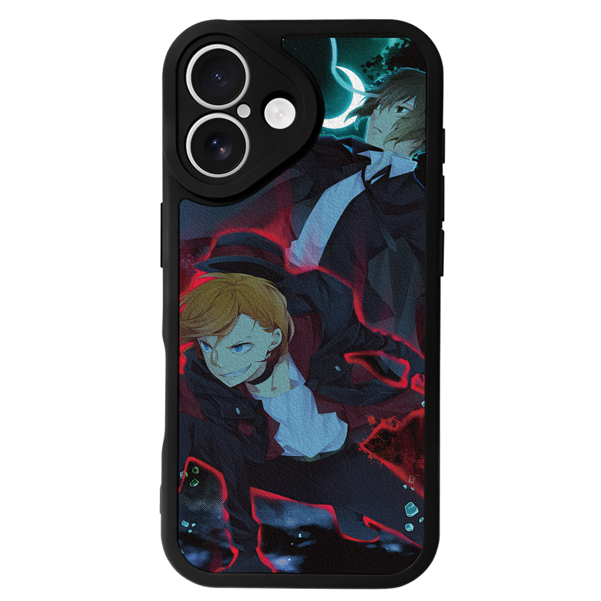 （画像用） 文豪ストレイドッグス Bungo Stray Dogs 【iPhone 16シリーズ対応】シリコンスマホケース（レザー調） 材質：シリコン